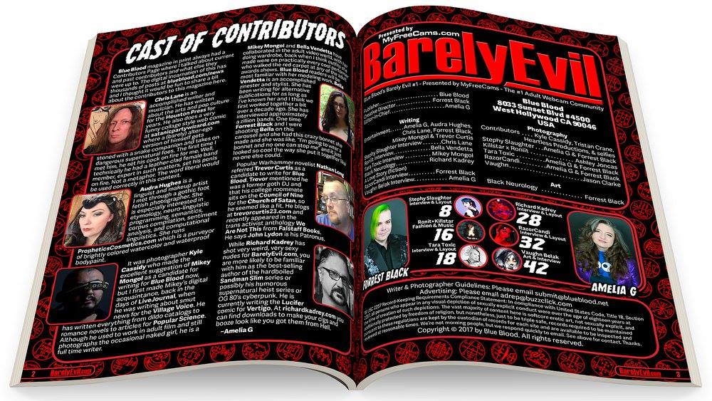 Barely Evil Magazine Contributors