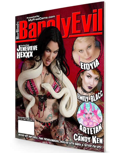 Barely Evil Magazine Jenevieve Hexxx cover