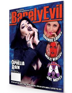 Barely Evil #5 Ophelia Rain magazine cover